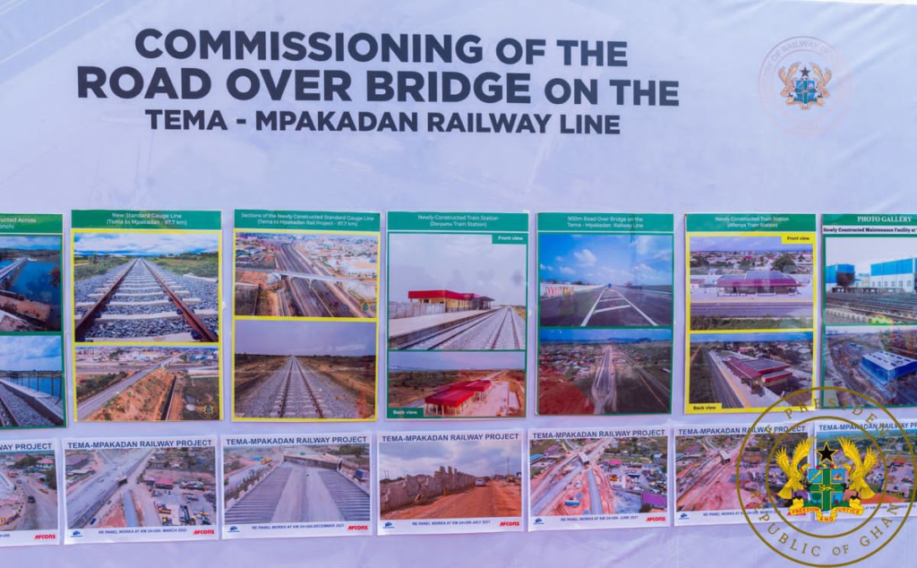 Akufo-Addo commissions Afienya Road Over Bridge on Tema-Mpakadan Railway line