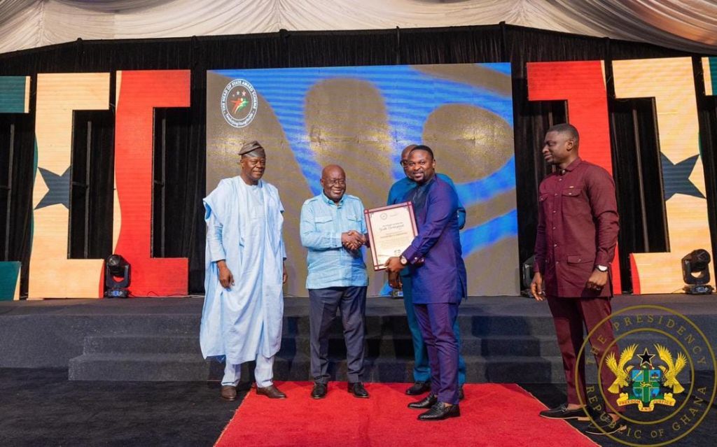 Akufo-Addo honours Ps. Brian Amoateng with Head of State Award