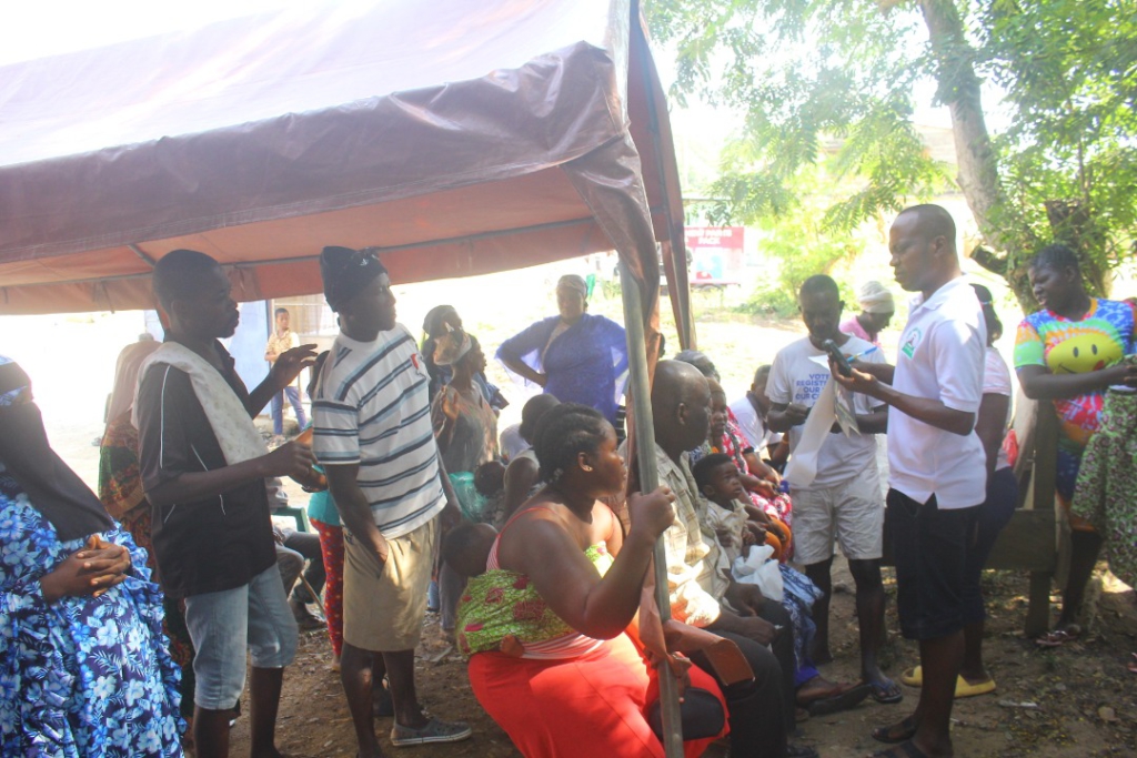 Over 600 people enjoy free NHIS registration during Christmas