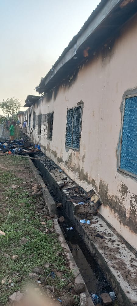 Personnel of Aloryi Police station displaced as fire guts their rooms 