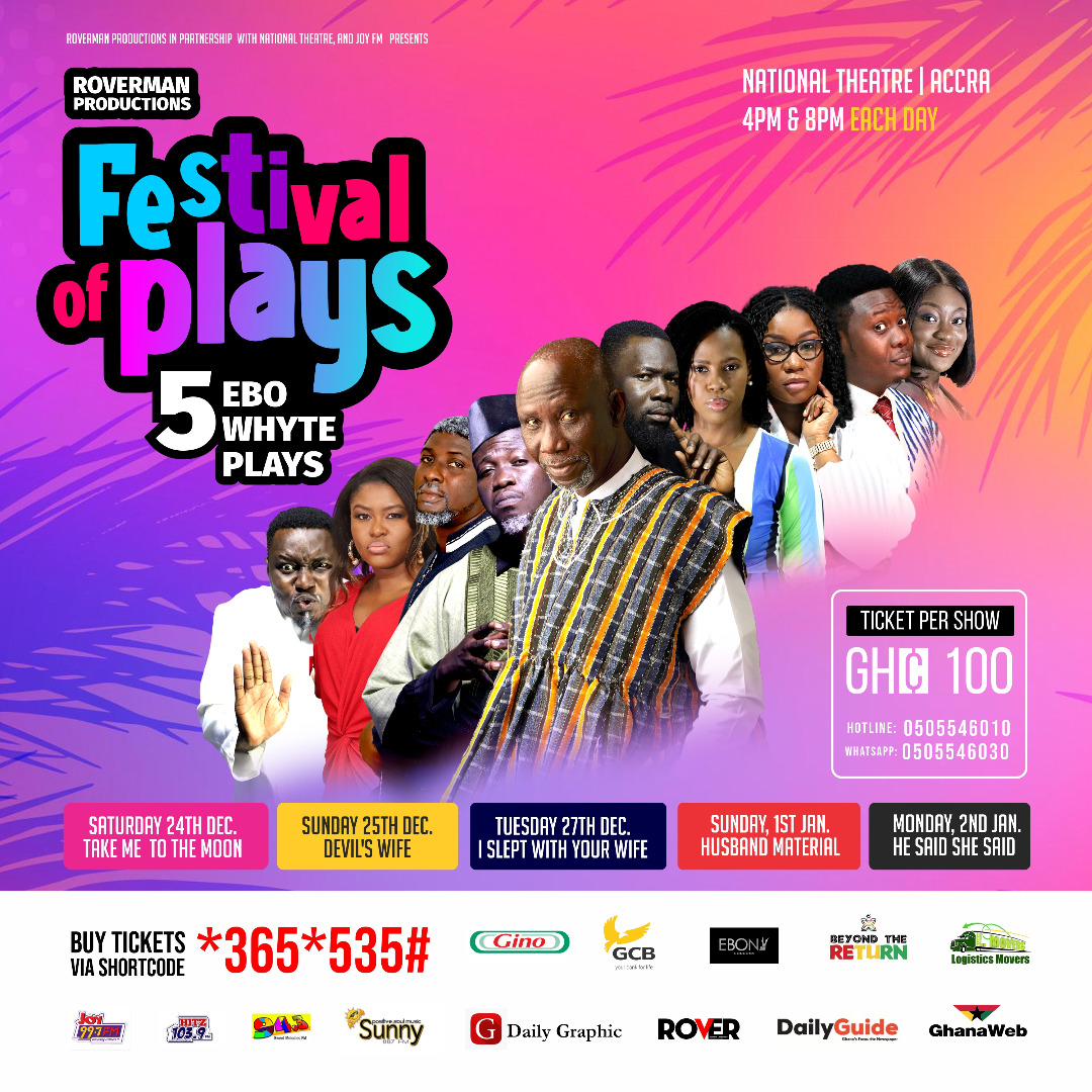 Of Moons, Airplanes And Husbands; Ebo Whyte's Festival Of Plays Is Here 