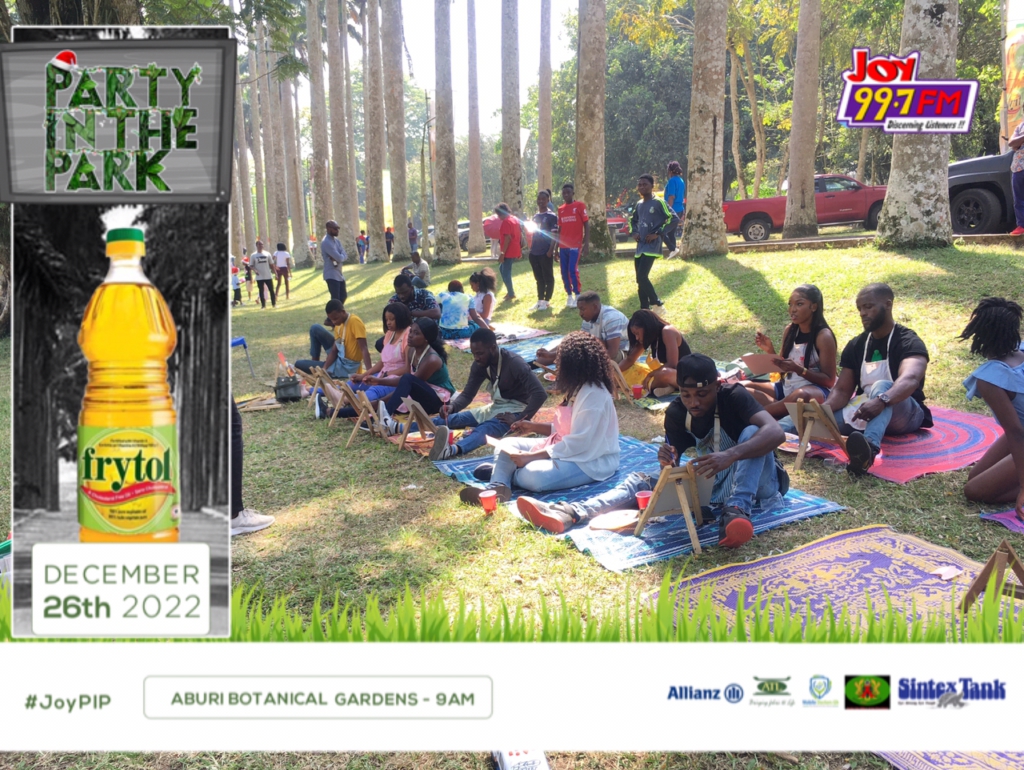 Families troop into Aburi Botanical Gardens for Frytol/JoyFM Party In The Park