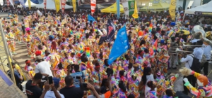 The masqueraders summoned and the people obeyed during Takoradi Xmas street festival