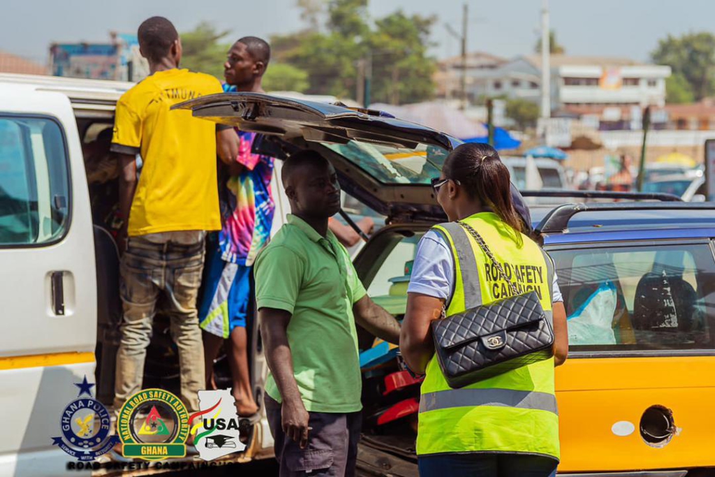 USAG sensitizes residents in Oforikrom on road safety