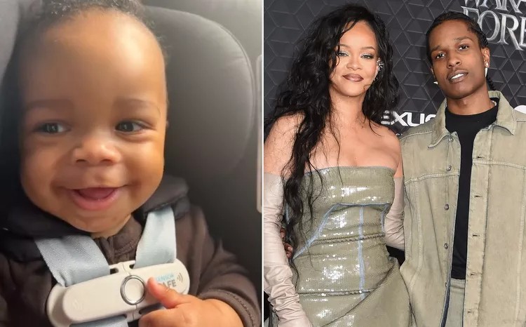 Rihanna shares first look at her baby son with A$AP Rocky in sweet ...