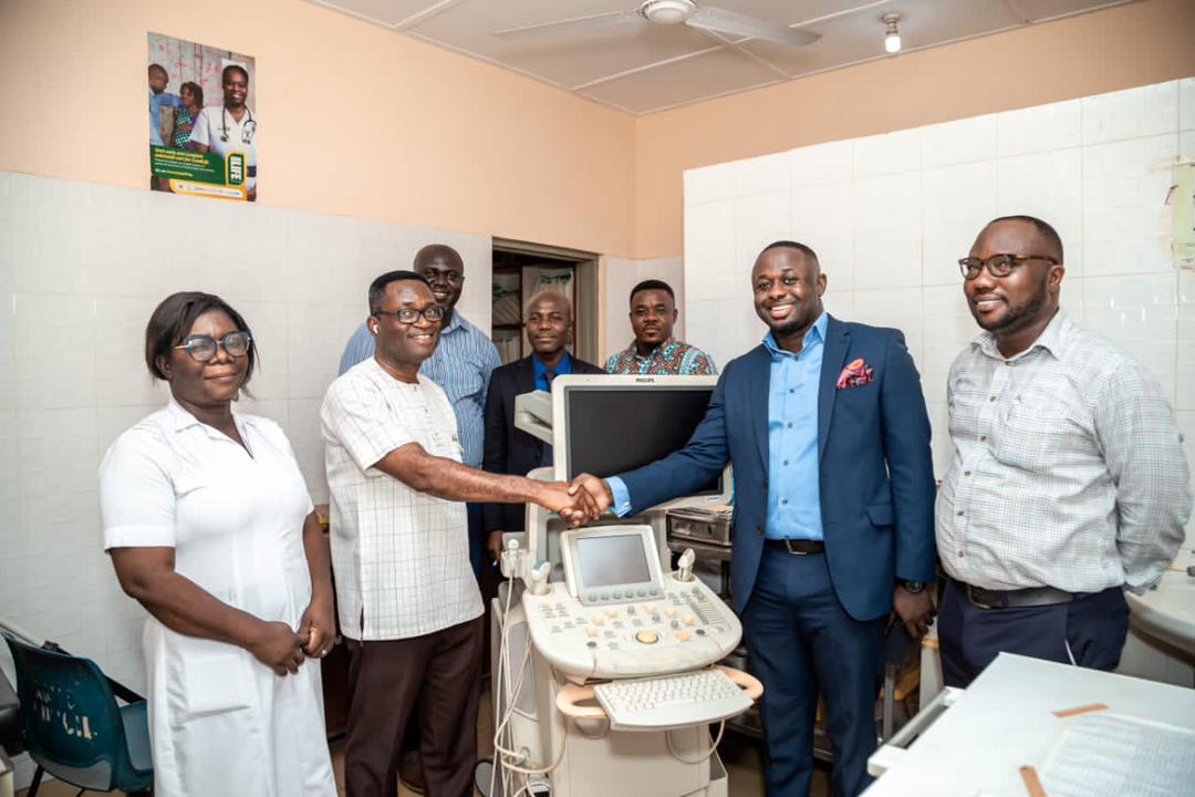 Swiss nationals donate ultrasound machine to Ayikuma CHPS compound ...