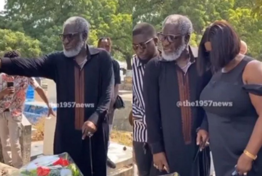 Ebony's Family Cry During Visit To Singer's Grave - MyJoyOnline