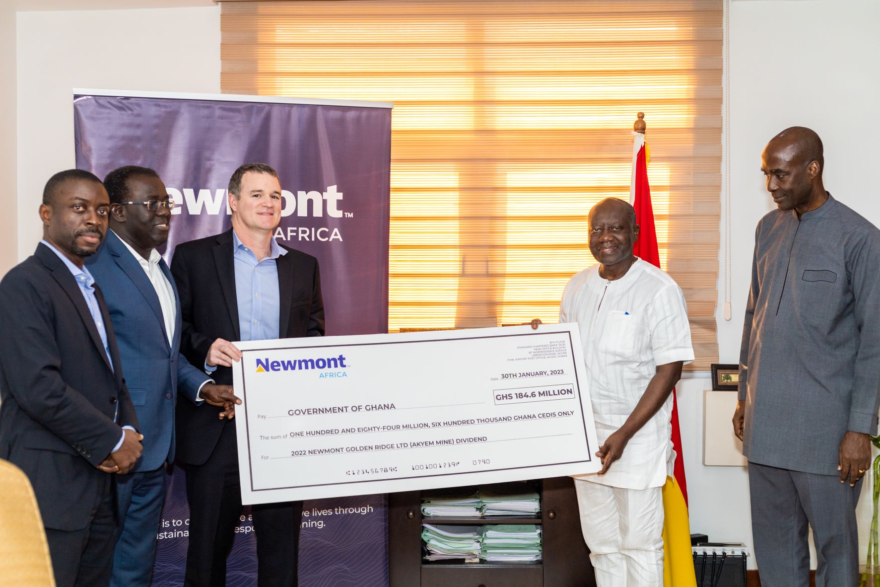 Newmont Africa’s Akyem mine pays ¢184.6m as dividends to government ...