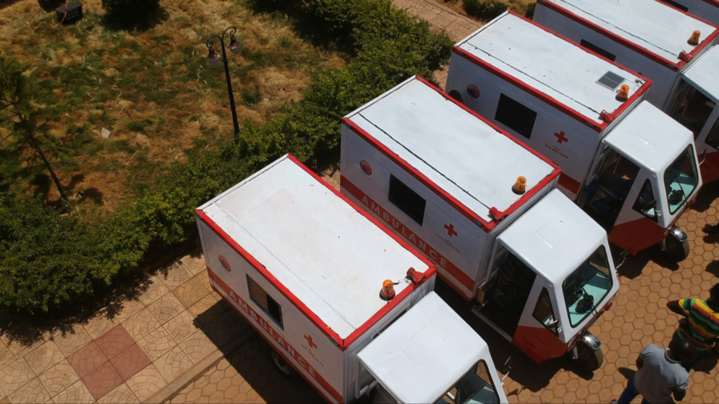 Moving Health donates tricycle ambulances to 5 outlandish communities