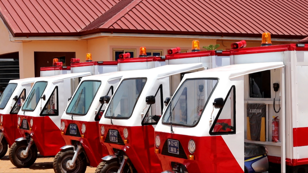 Moving Health donates tricycle ambulances to 5 outlandish communities