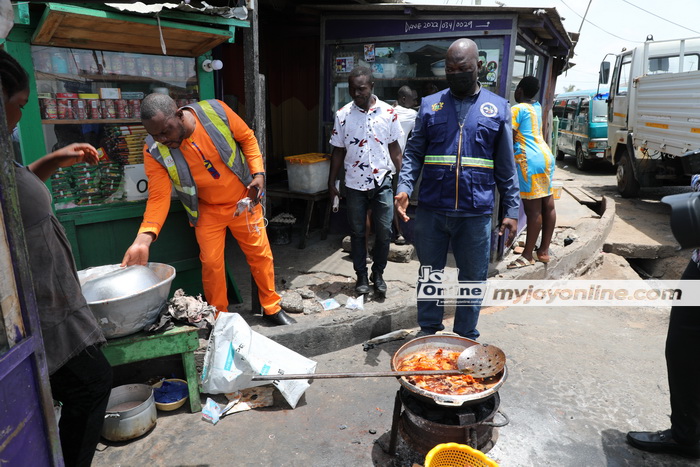 Joy Clean Ghana: AMA environmental health inspectors caution Chorkor, Mamprobi residents