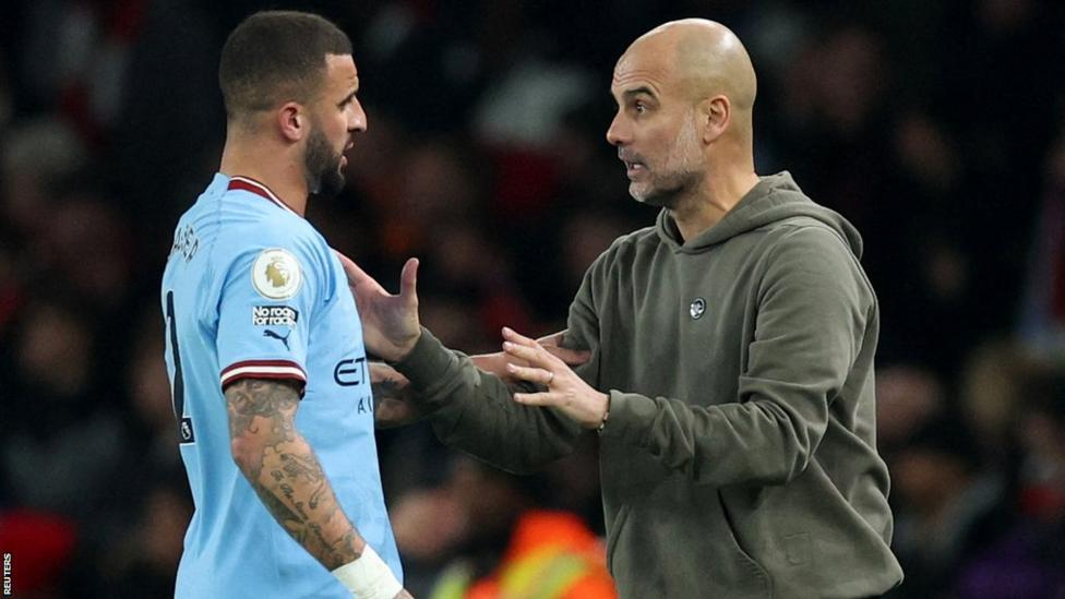 Manchester City: Kyle Walker cannot play in current system - Pep Guardiola