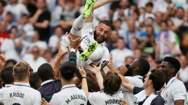 Benzema scores on final Real Madrid appearance