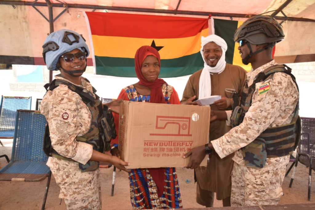 GHANENGCOY 10 conducts CIMIC activity in Timbuktu in support of the MINUSMA mandate