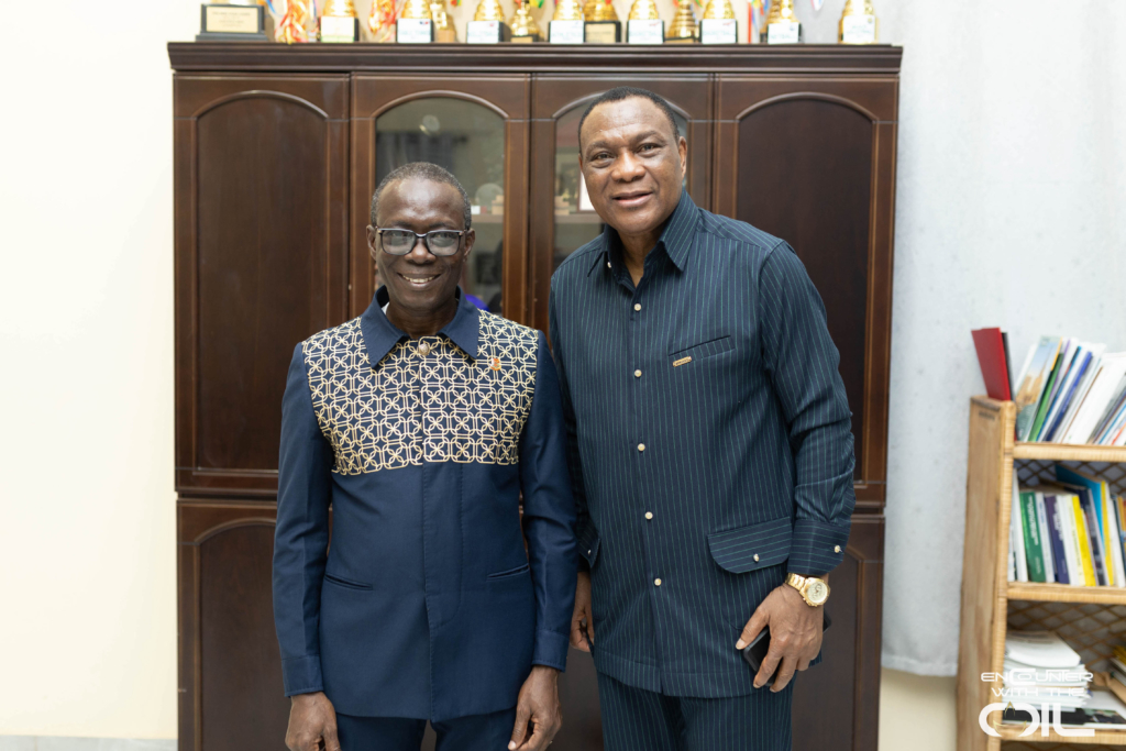 Sam Korankye Ankrah pays courtesy call to UCC Vice Chancellor