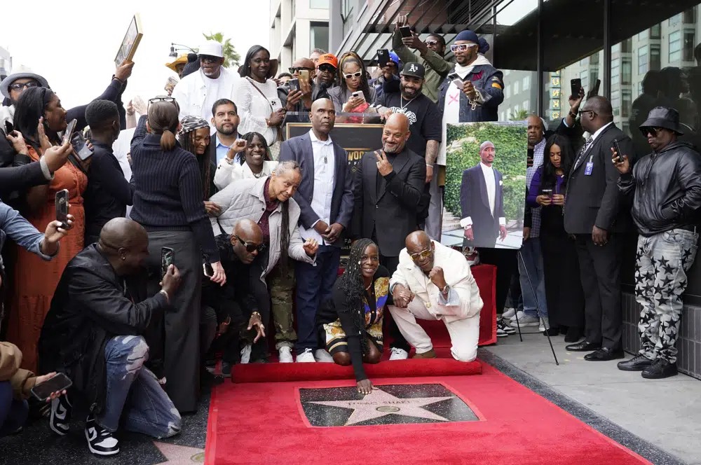 Tupac Shakur receives posthumous Hollywood Walk of Fame star