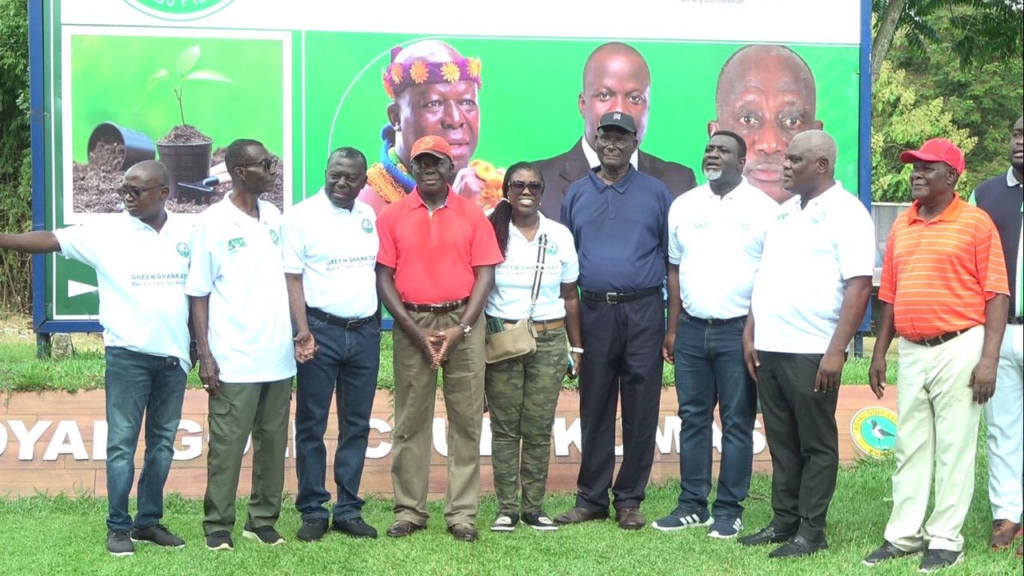 Asantehene leads tree planting in Kumasi as part of Green Ghana Day initiative 