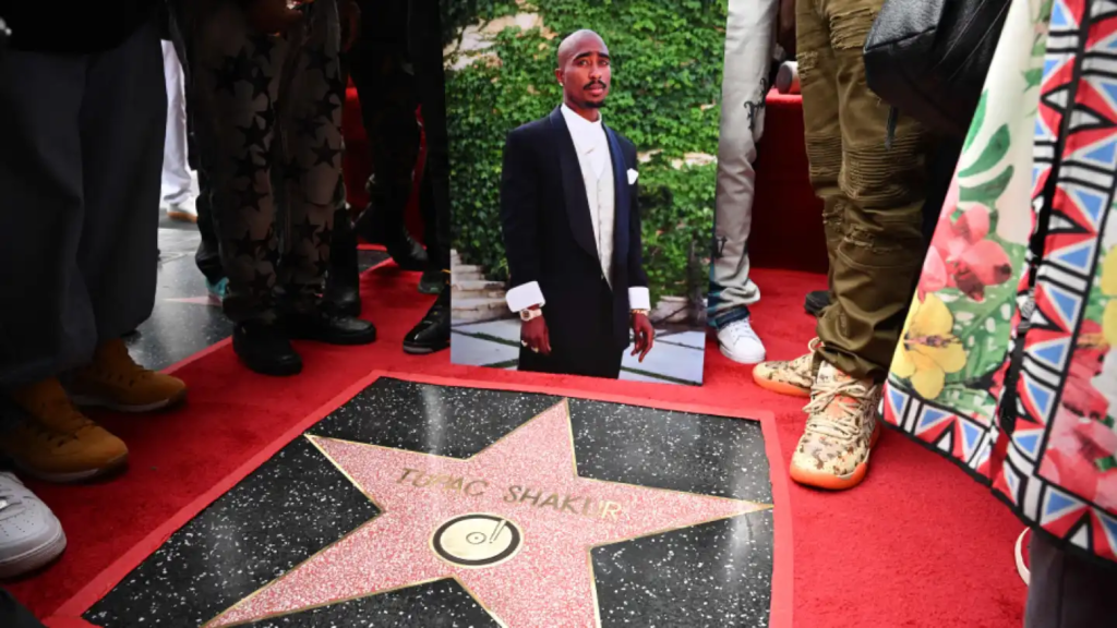 Tupac Shakur receives posthumous Hollywood Walk of Fame star