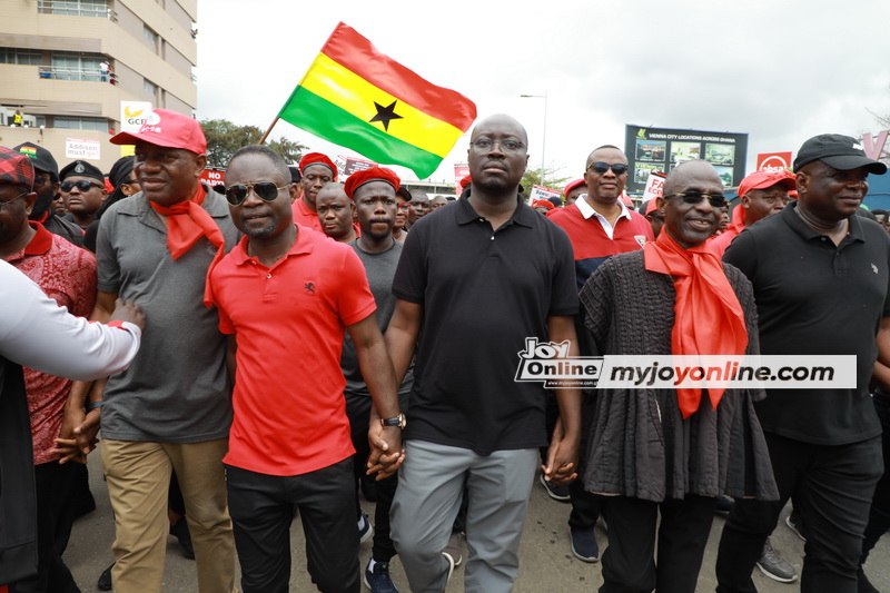 Check Out These 30 Photos From The #OccupyBoG Demonstration - MyJoyOnline