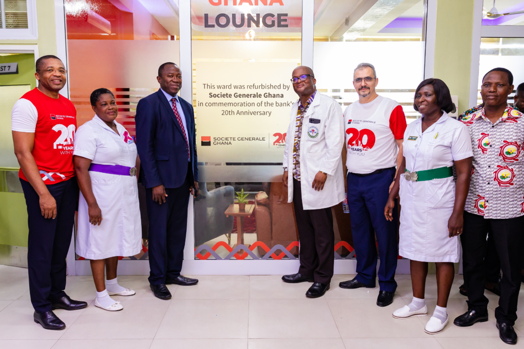 Societe Generale Ghana refurbishes 6th floor of Korle Bu Surgical Department