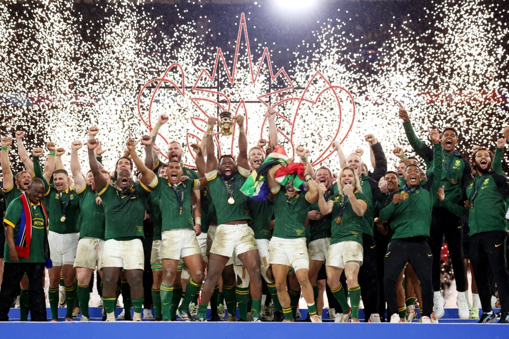 Rugby World Cup Springboks edge New Zealand to win record fourth title