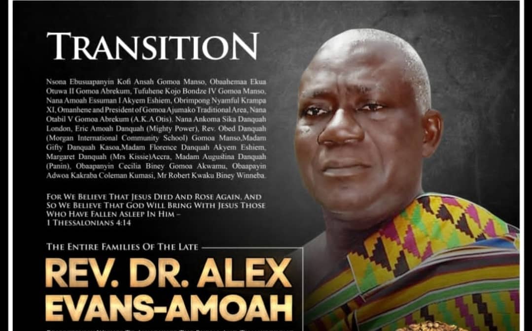 Rev. Dr Alex Evans–Amoah - MyJoyOnline