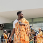 AFCON 2023: Black Stars slay traditional kente on arrival in Abidjan