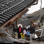 Japan earthquake: Woman in 90s found alive under rubble five days later