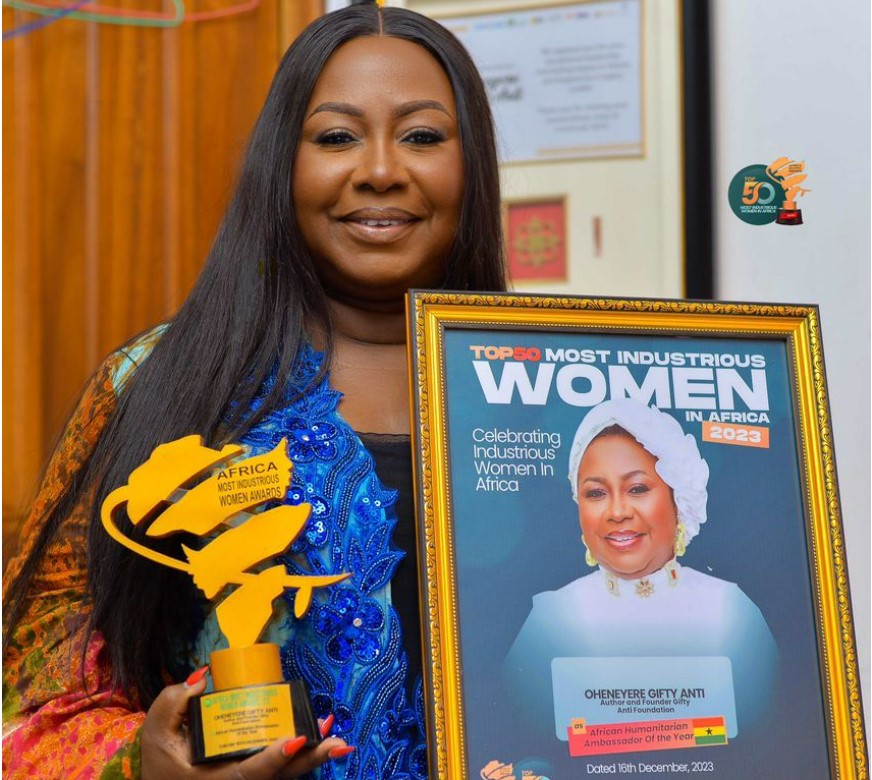 Gifty Anti wins big at Africa Most Industrious Women’s Awards [Photos ...