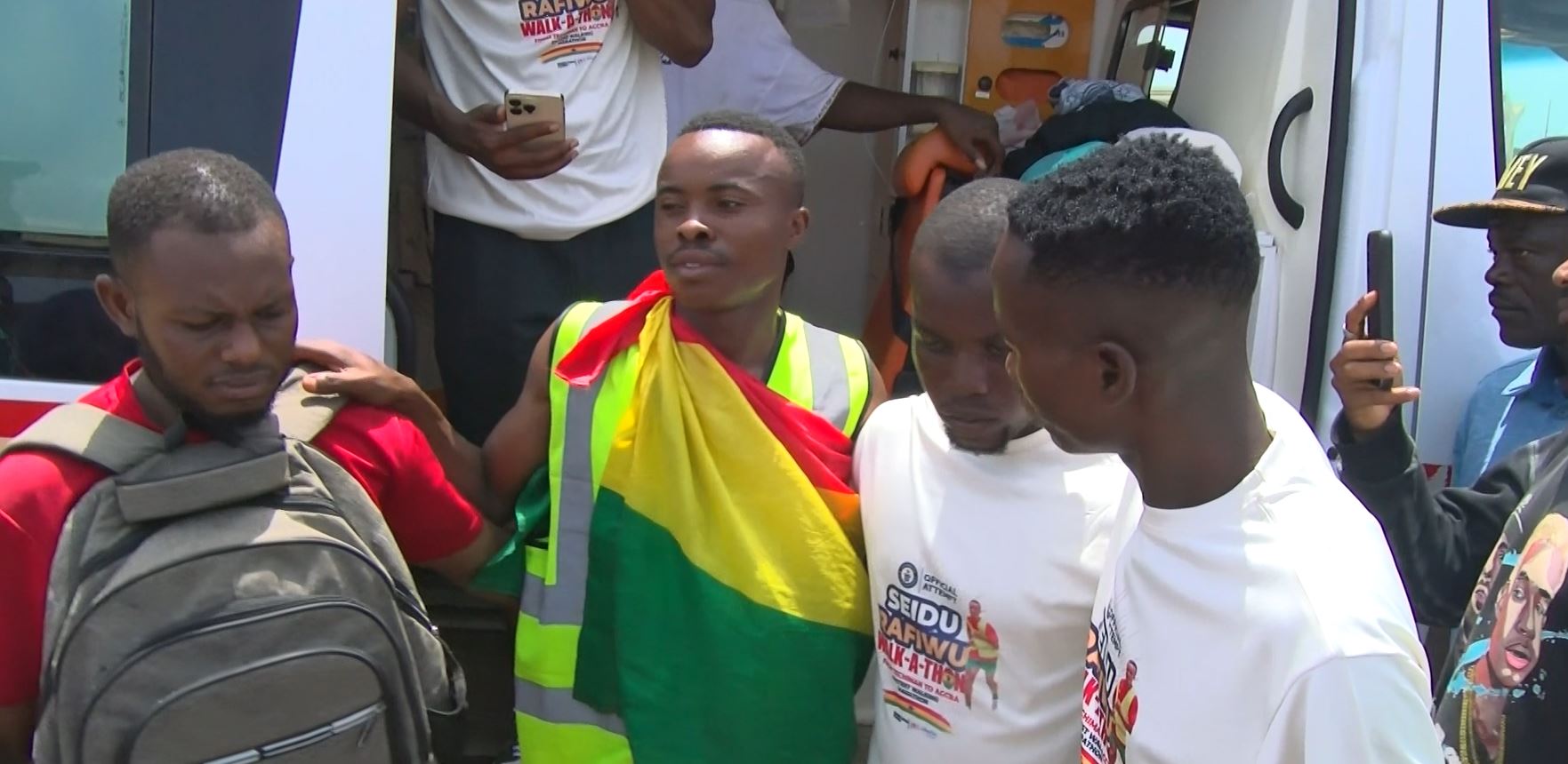 Seidu Rafiwu finishes four-day walk-a-thon from Techiman to Accra ...