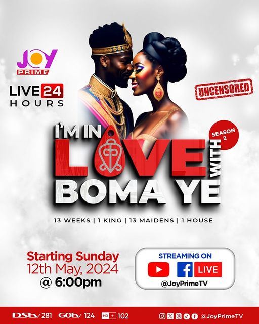 Season 2 of 'I’m in Love with Boma Ye' returns this May on Joy Prime ...