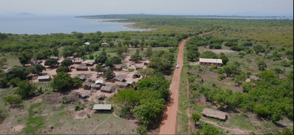 A hamlet along the Volta River in Kwaku Afram Plains