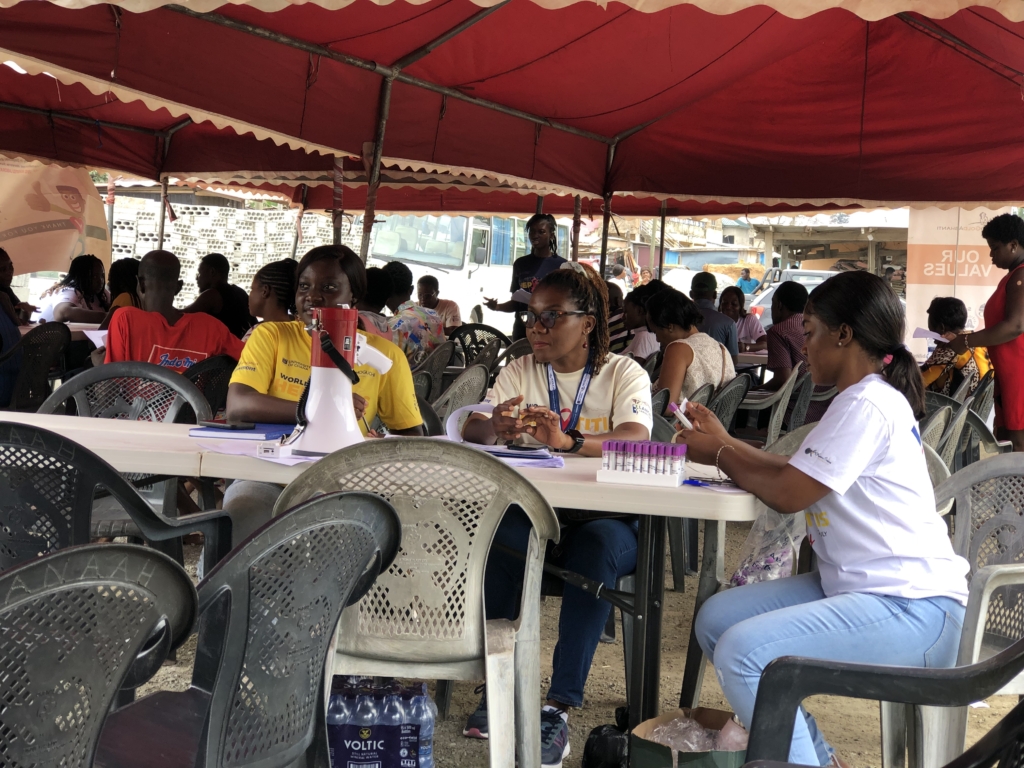 Okyeame Kwame holds 14th free Hepatitis B screening at Dome Market 