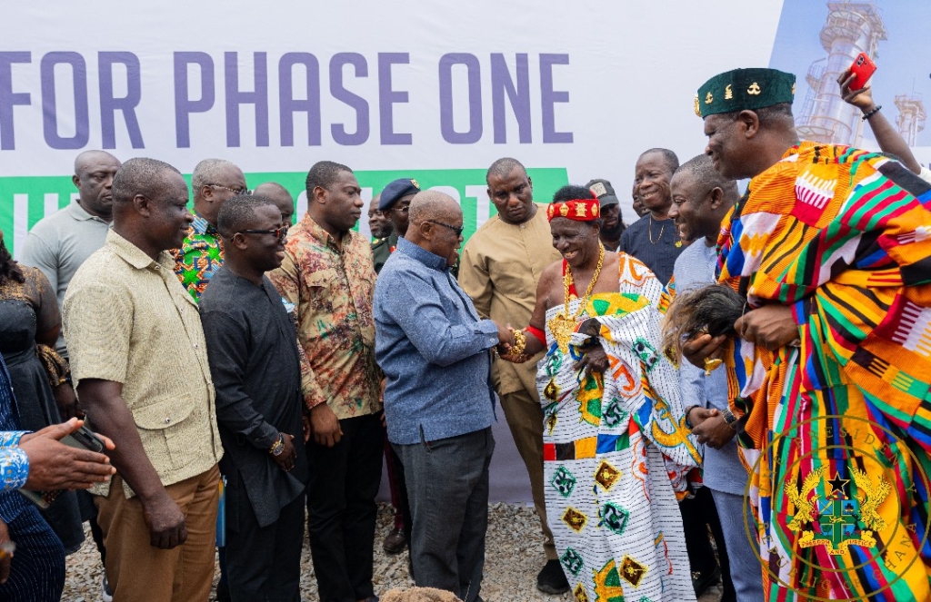 Akufo-Addo breaks ground for $12bn Petroleum Hub Project,Ghana Western petroleum hub,Ghana petroleum