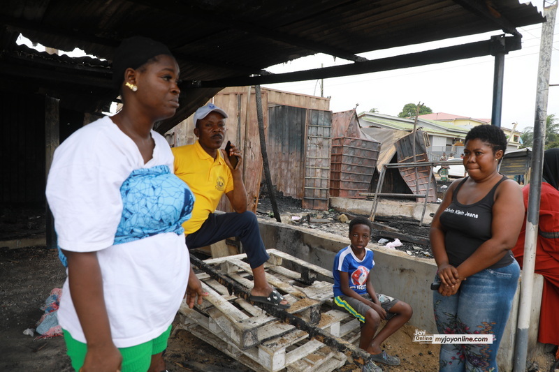 End Fire Pentecostal Church at Ghana Flag junction, a suburb of Kasoa on Obom road in the Awutu Senya East Municipality was ravaged by a raging fire on Monday.