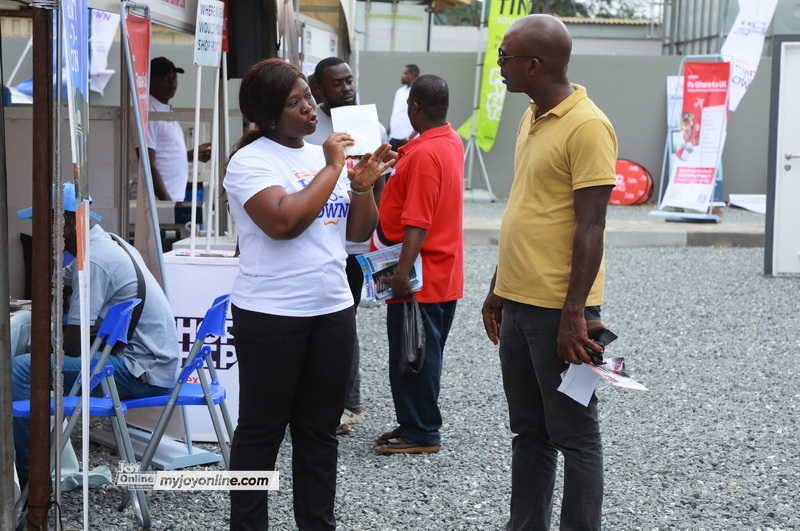 The JoyNews/Ecobank mini-fair which was opened on Friday  enters its second day at the Accra Shopping Mall’s Ghud Park.