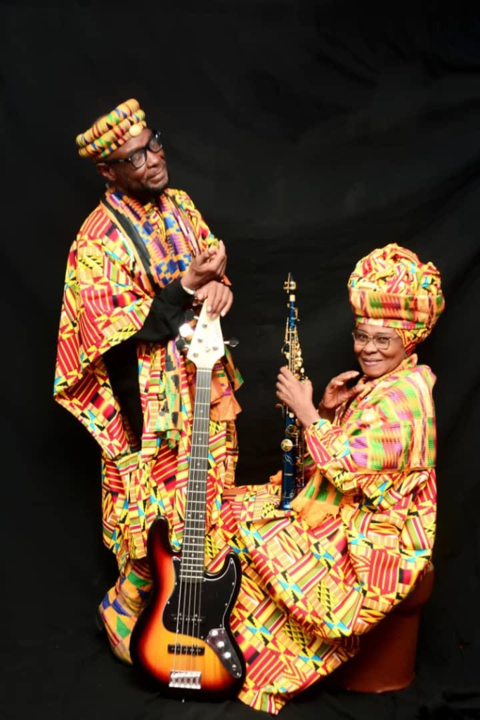 Queen Asabia and Kenteman have played music together for 50 years.