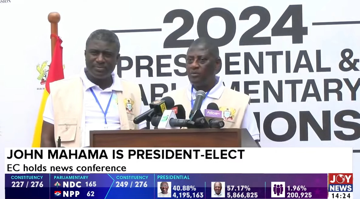 EC to declare 2024 presidential results at 430 pm