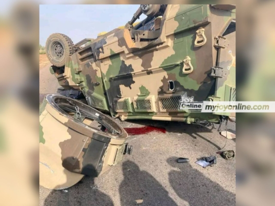 Soldier dead, others injured in armored vehicle crash near Bawku